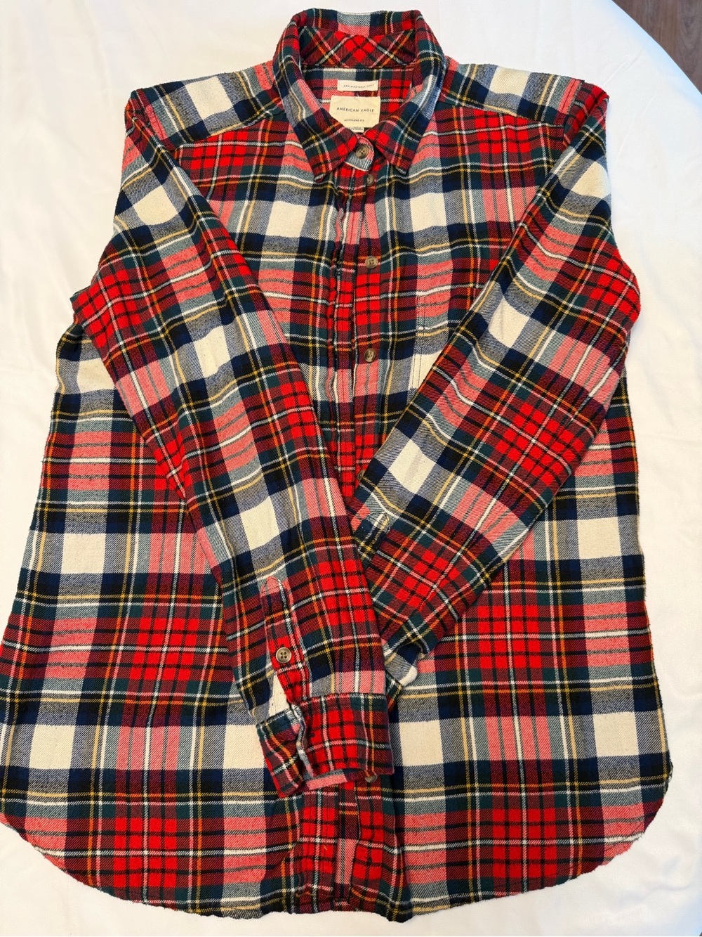 American Eagle Women’s Size M Classic Flannel Top